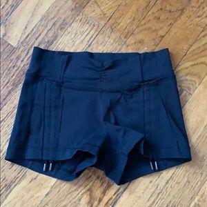 Black lululemon spandex shorts